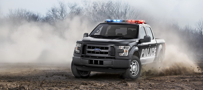 Ford F150 turn into a police car twin-engined limited changes