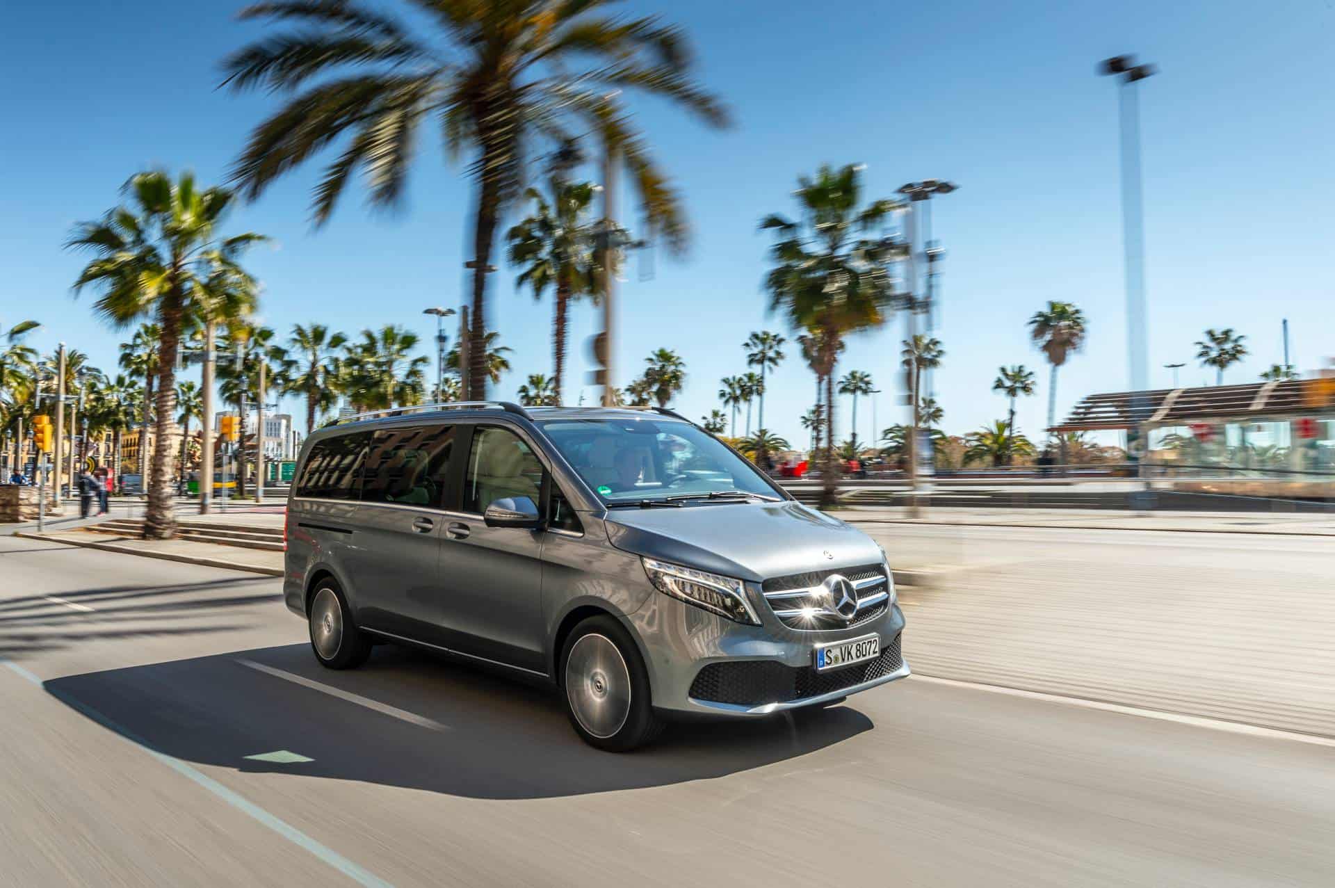 اطلاق باقة صور جديدة لمرسيدس V-Class 2019 المطورة
