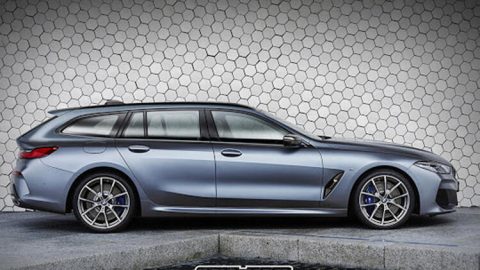 BMW الفئة الثامنة تبدو أفضل في الشكل في صورة الواجن