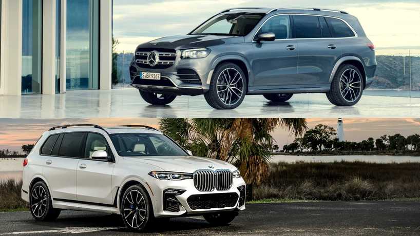 مقارنة بين مرسيدس بنز GLS وBMW X7 من الأفضل؟