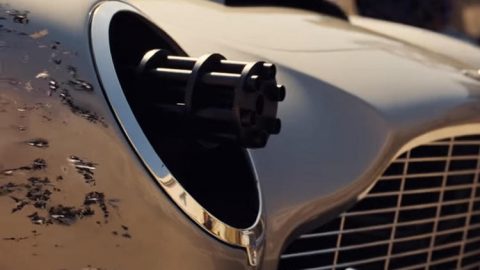 سيارة جيمس بوند أستون مارتن في أحدث أفلامه تحمل مسدسات مثيرة