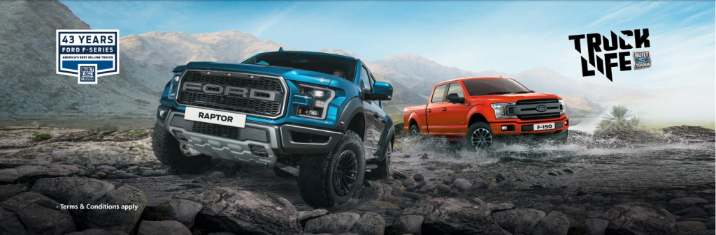 عروض من فورد على تمويل F150 موديلات 2019 و2020 في السعودية