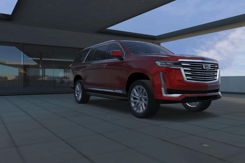 كاديلاك إسكاليد ESV 2021 تظهر وجهها الجديد بحجم أكبر