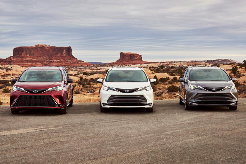 تويوتا سيينا 2021 تقدم لأول مرة بتصميم جديد جريء ومحركات هجينة