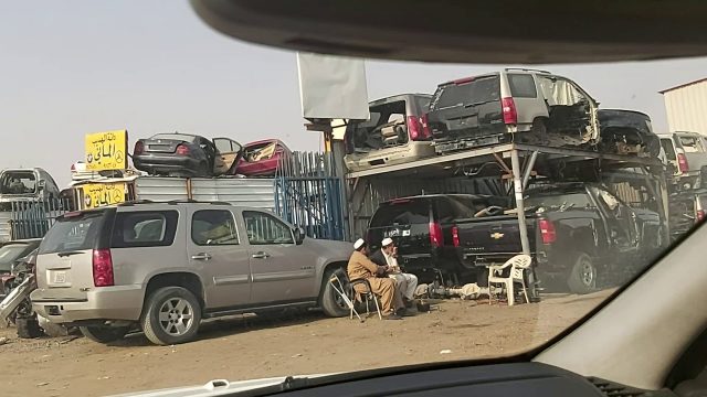 مزاد سيارات تشليح في جمرك البطحاء بالسعودية