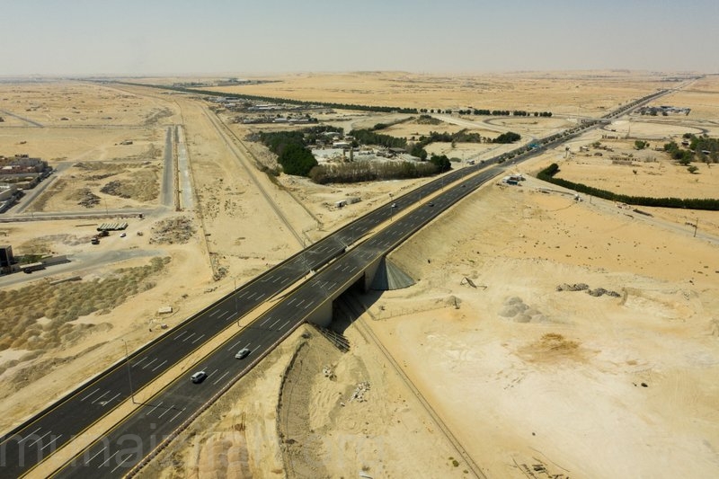 افتتاح جسر مدخل الهفوف الغربي بالاحساء في السعودية