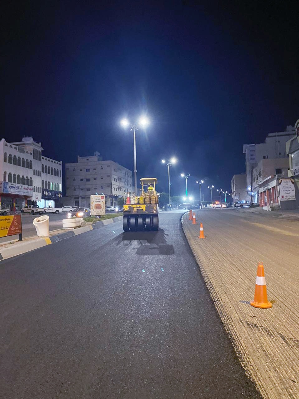 تطوير طريق الملك عبدالعزيز في الباحة وانذار للسيارات القديمة في قلوة