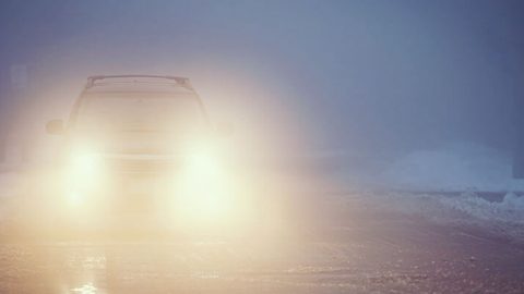 نصائح القيادة خلال الغبار من المرور السعودي