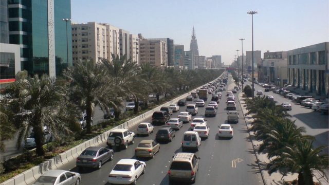 رصد حركة المركبات على مداخل المدن من 11 الي 17 فبراير 2021 بالسعودية
