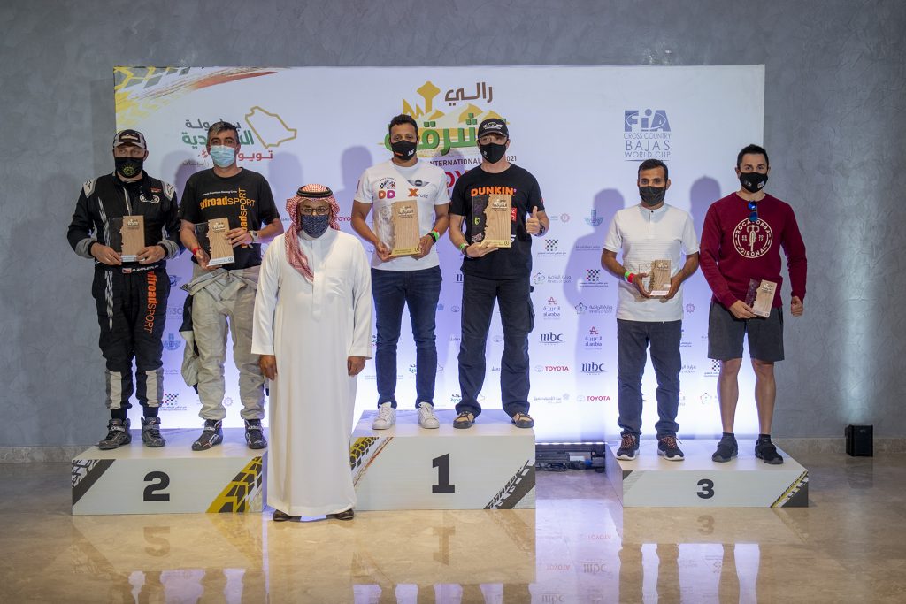 إعلان الفائزين في بطولة تويوتا السعودية للراليات الصحراوية