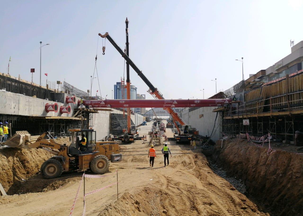 إنجاز 76% من أعمال نفق تقاطع الأمير محمد بن عبدالعزيز وطريق المدينة