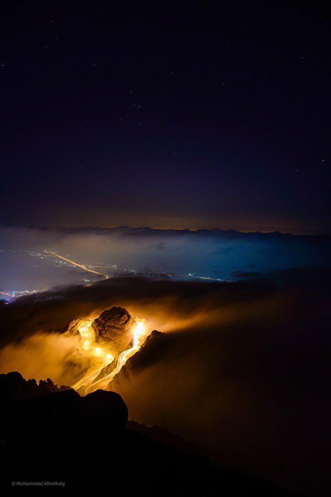 إعادة فتح طريق الهدا في السعودية بعد غلقه بسبب الأمطار