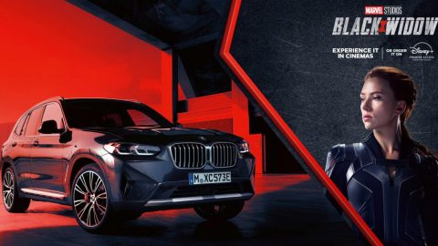 فيديو : ناتاشا رومانوف تقود BMW X3 في فيلم الأرملة السوداء
