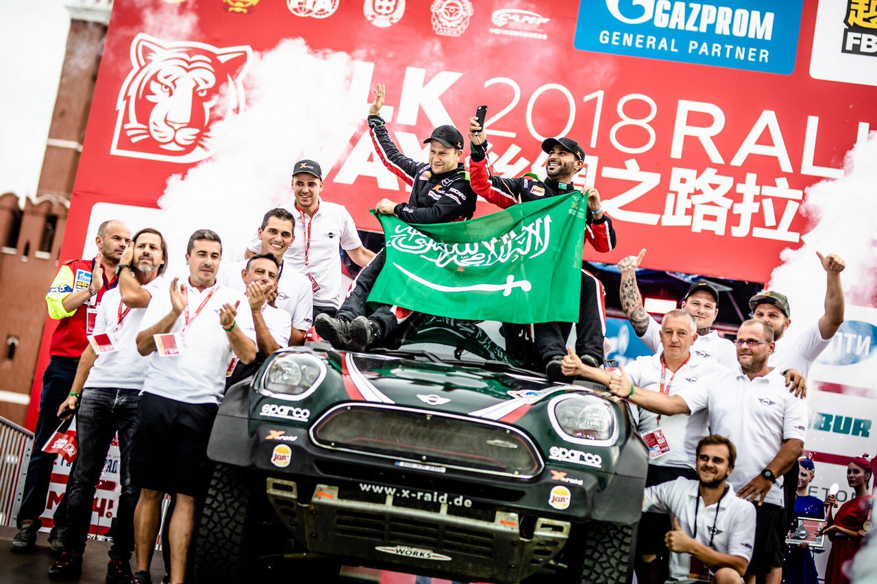 الراجحي يعلن انسحابه من رالي طريق الحرير الدولي