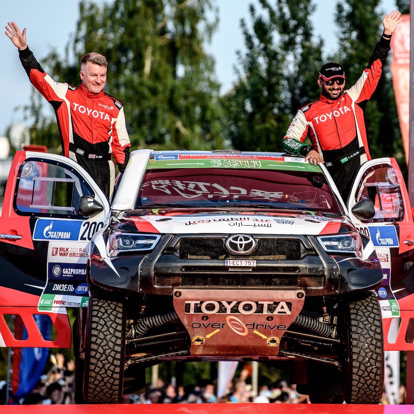 يزيد الراجحي يبدأ رحلته في رالي طريق الحرير الدولي