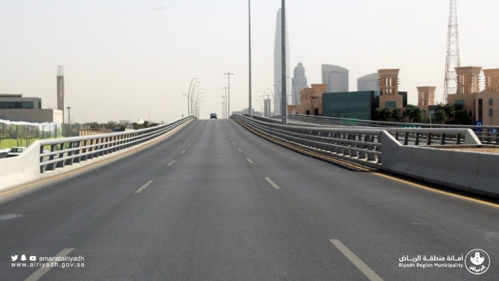تنفيذ 79% من جسر العروبة في الرياض بطول 217 متر