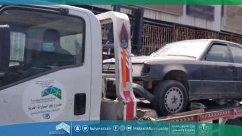 معالجة التشوه البصري في مداخل مكة ورفع 636 سيارة ومسار للدراجات بطريق بالرياض