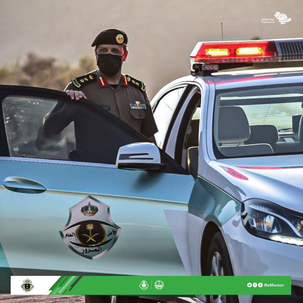 جهود رجال المرور السعودي لتنظيم الاحتفال باليوم الوطني وضبط 3145 مركبة مخالفة