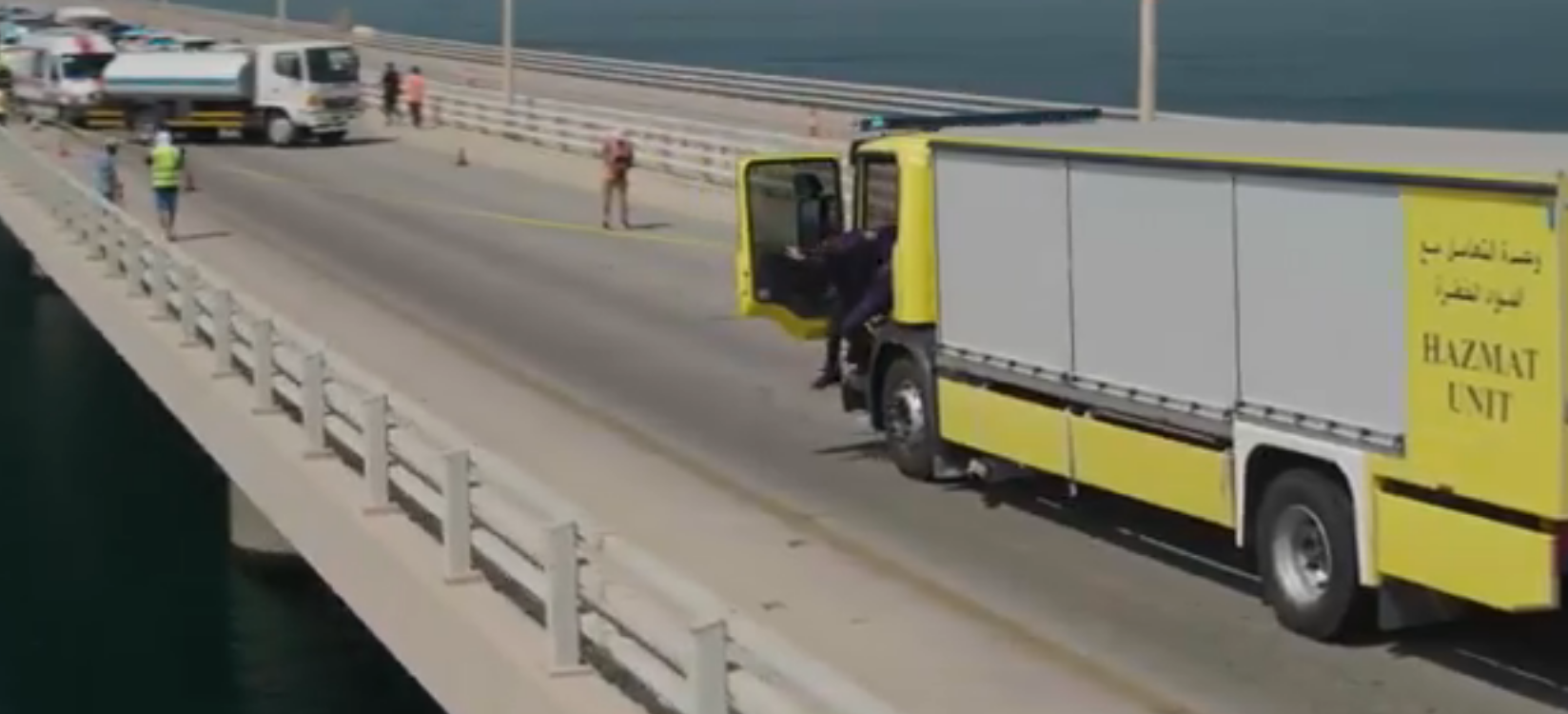 تجربة افتراضية للتعامل مع حادث مروري على جسر الملك فهد