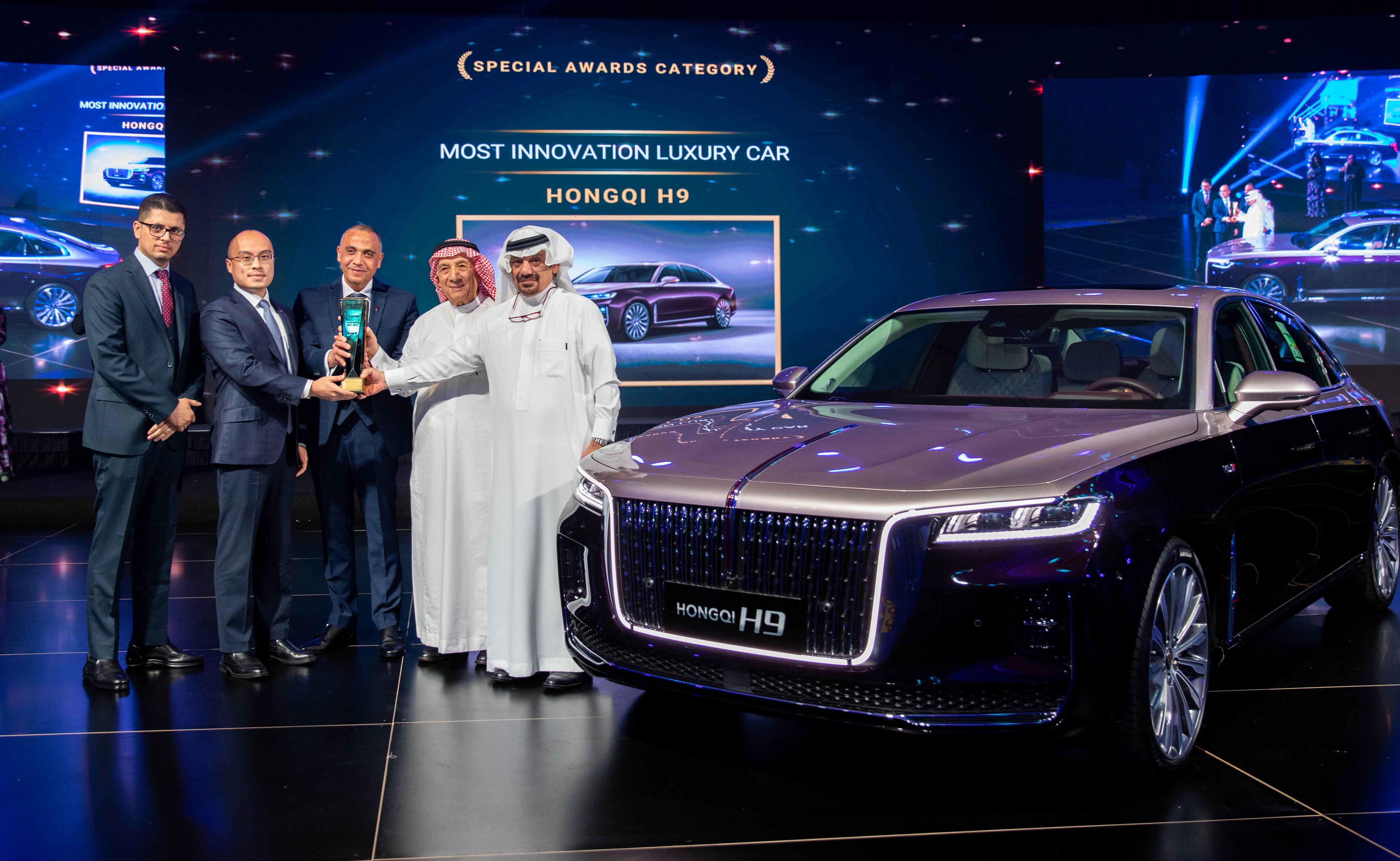 هونشي H9 تحصد جائزة السيارة الأكثر ابداعاً في عالم الفخامة في السعودية