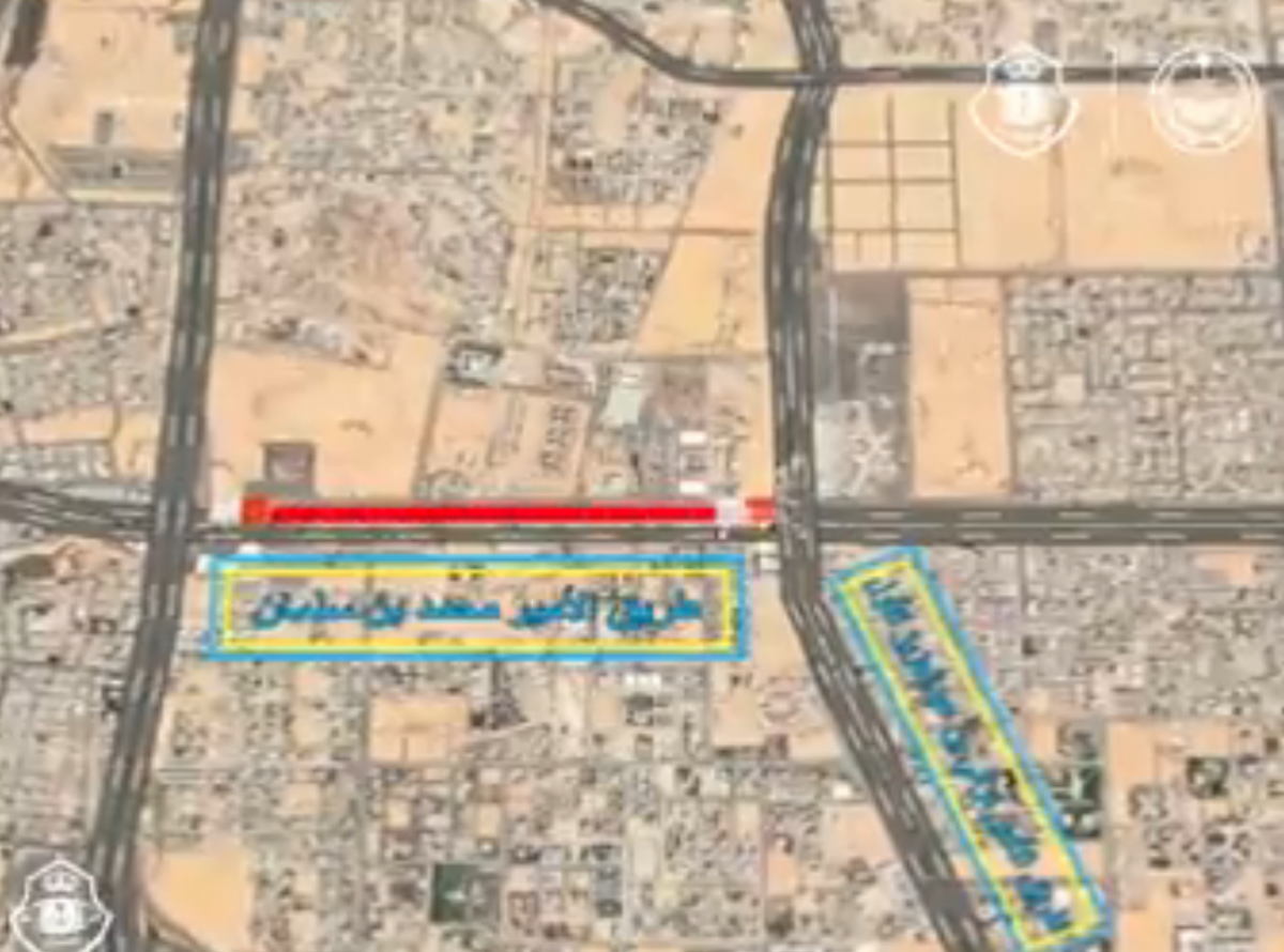 مرور الرياض ينظم الحركة المرورية على طريق الأمير محمد بن سلمان والأمير تركي بن عبدالعزيز