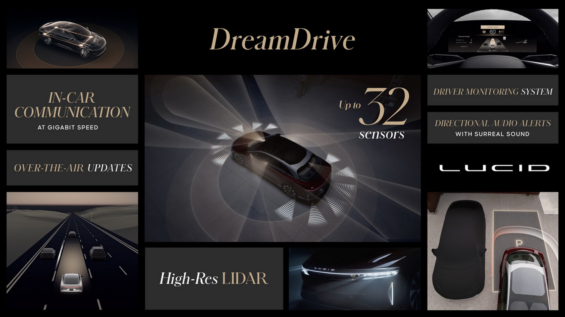 نظام DreamDrive لمساعدة السائق من لوسيد سيضيف ميزات جديدة