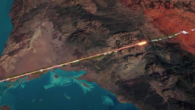 انشاء نفقين جديدين بطول 28 كم في مشروع ذا لاين ضمن نيوم بالسعودية