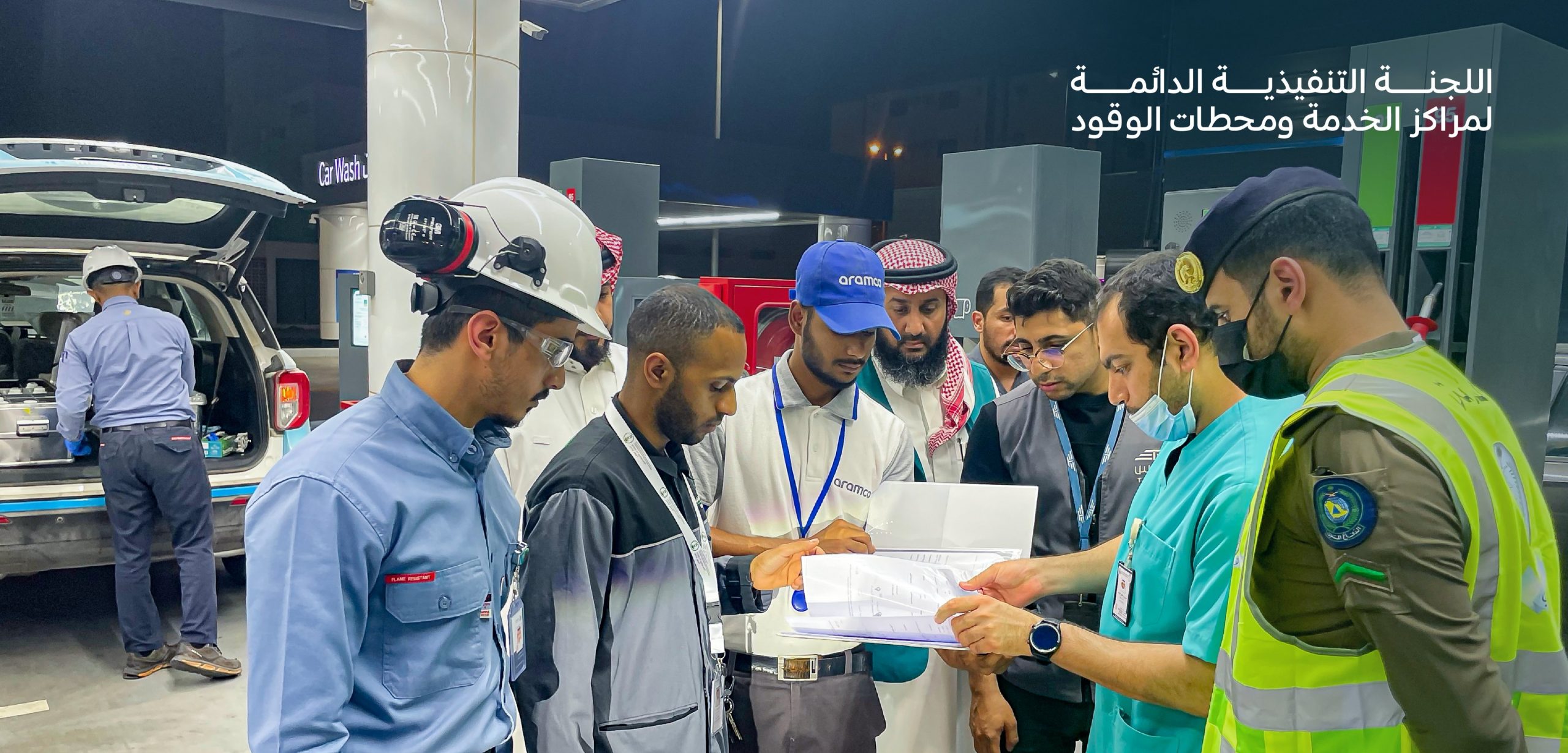 حملات على محطات الوقود بالسعودية وضبط 340 سائق أجرة لمخالفة الزي الموحد