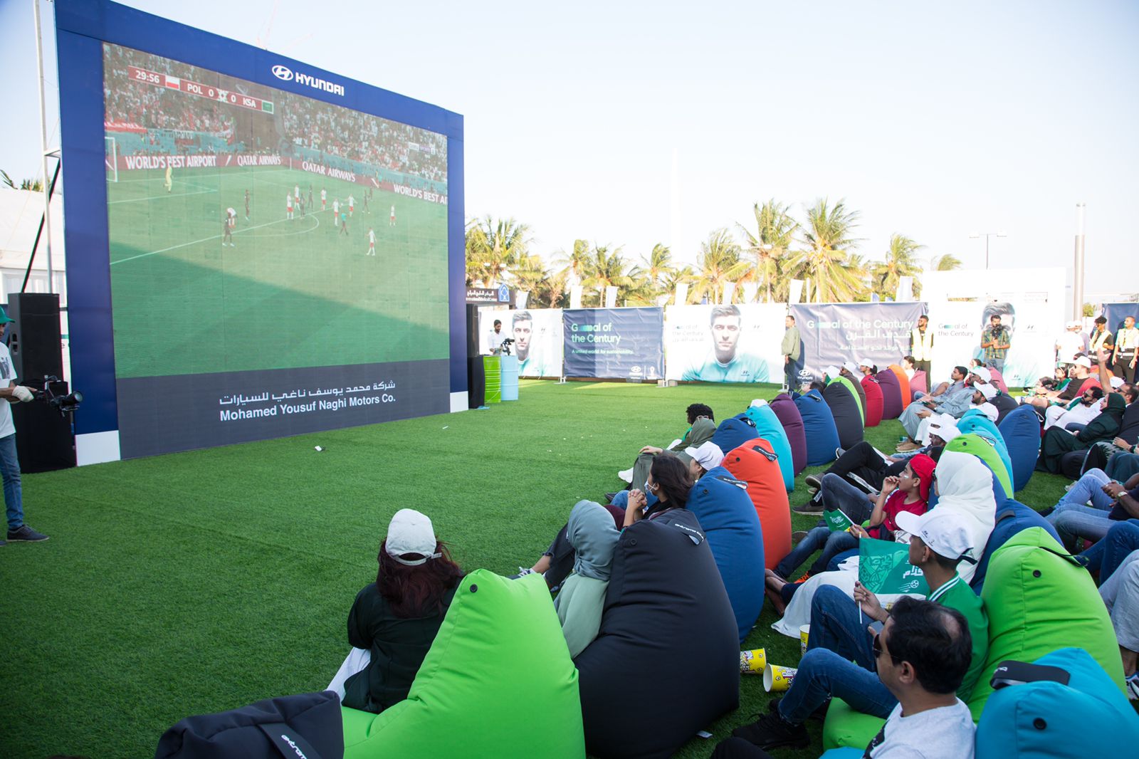 عروض المجدوعي هيونداي للاستعداد لفصل الشتاء وناغي تجهز منطقة التشجيع لدعم الأخضر