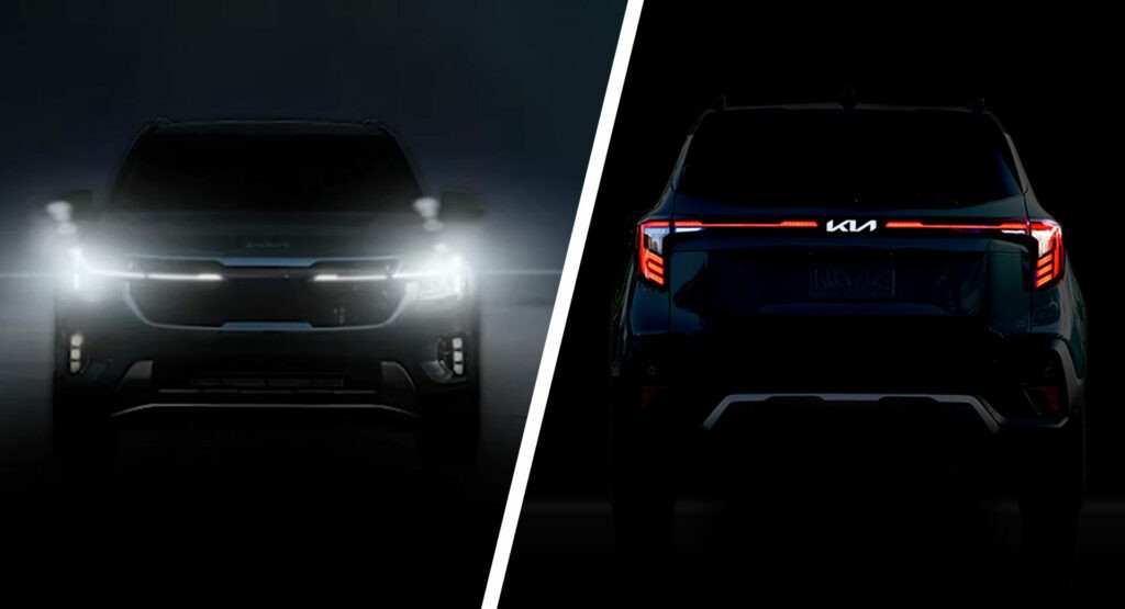 كيا سيلتوس 2024 فيس ليفت تظهر لأول مرة قبل الكشف عنها في لوس أنجلوس