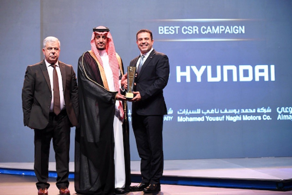 هيونداي تحصد لقب أفضل خدمة مجتمع في جوائز بي آر أرابيا بالسعودية
