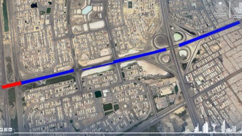 بمساحة 48 ألف متر .. صيانة طريق الملك سعود في الدمام