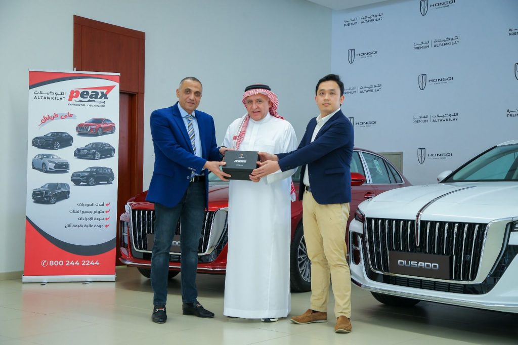 توريد 100 سيارة هونشي أوسادو 2023 لشركة بيكس لتأجير السيارات
