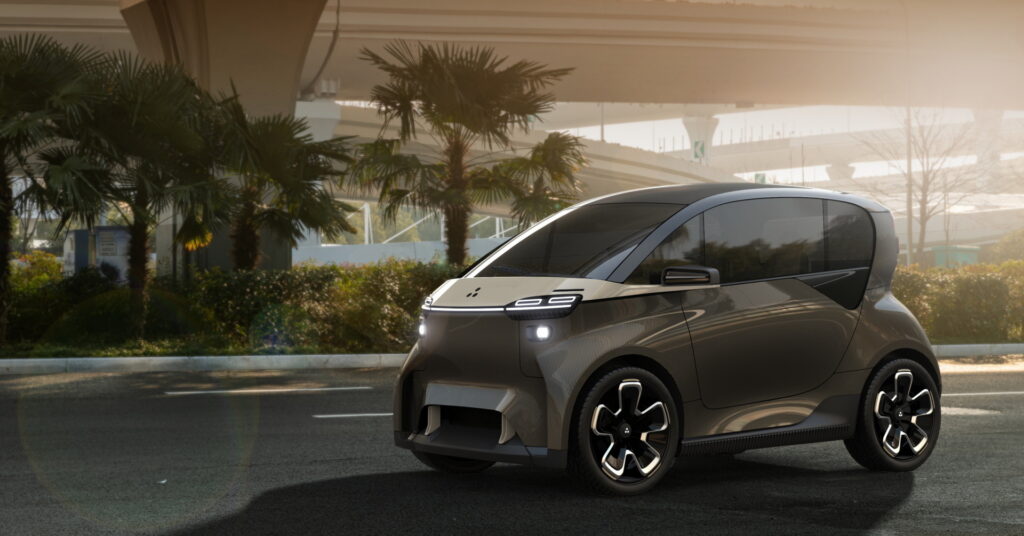 Liux Geko سيارة كهربائية أسبانية صغيرة مصنوعة من مواد نباتية