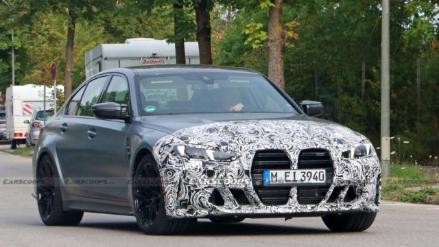 BMW M3 الفيس ليفت تظهر في صور تجسسية بمصابيح جديدة