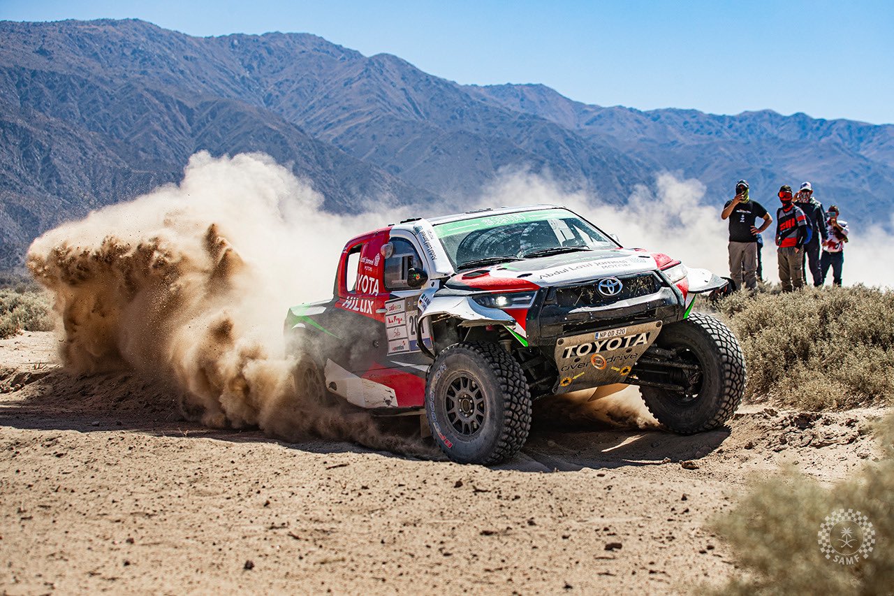 الراجحي ثالث الترتيب العام في رالي ديسافيو روتا ودانية عقيل ثالث باها بولندا