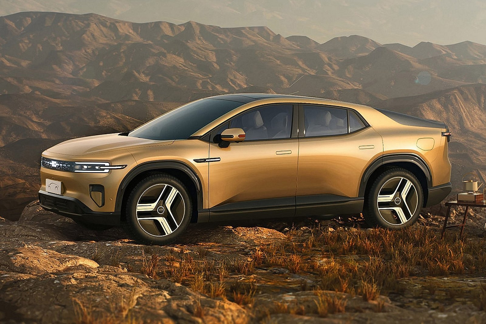 SUV كهربائية صينية من شانجان تتحول إلي سيارة بيك أب