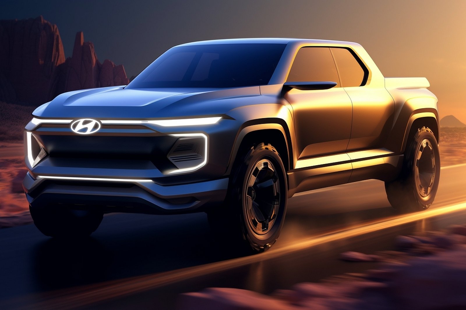 شاحنة هيونداي الكهربائية ستنافس فورد رانجر في عام 2024