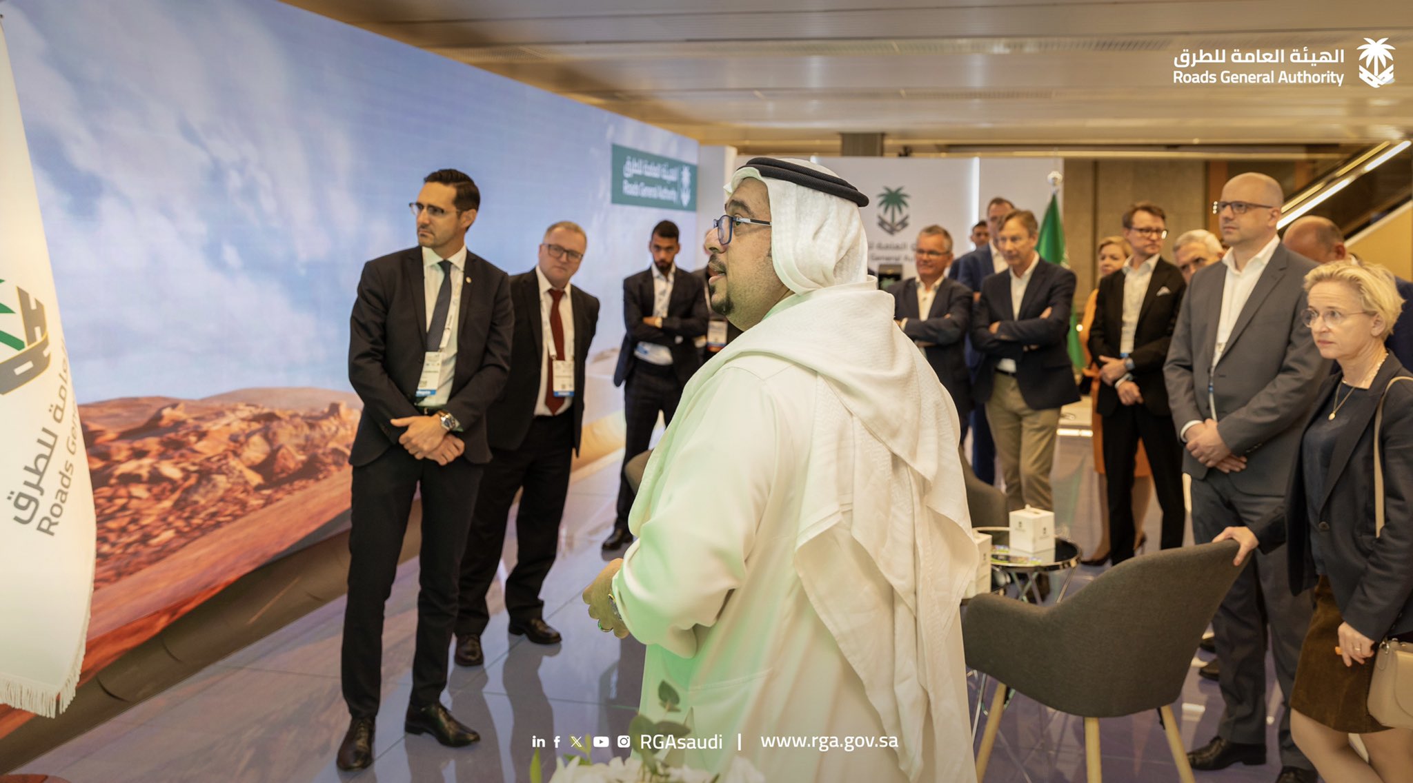 مشاركة قوية بجناح سعودي في معرض الطرق العالمي بالتشيك