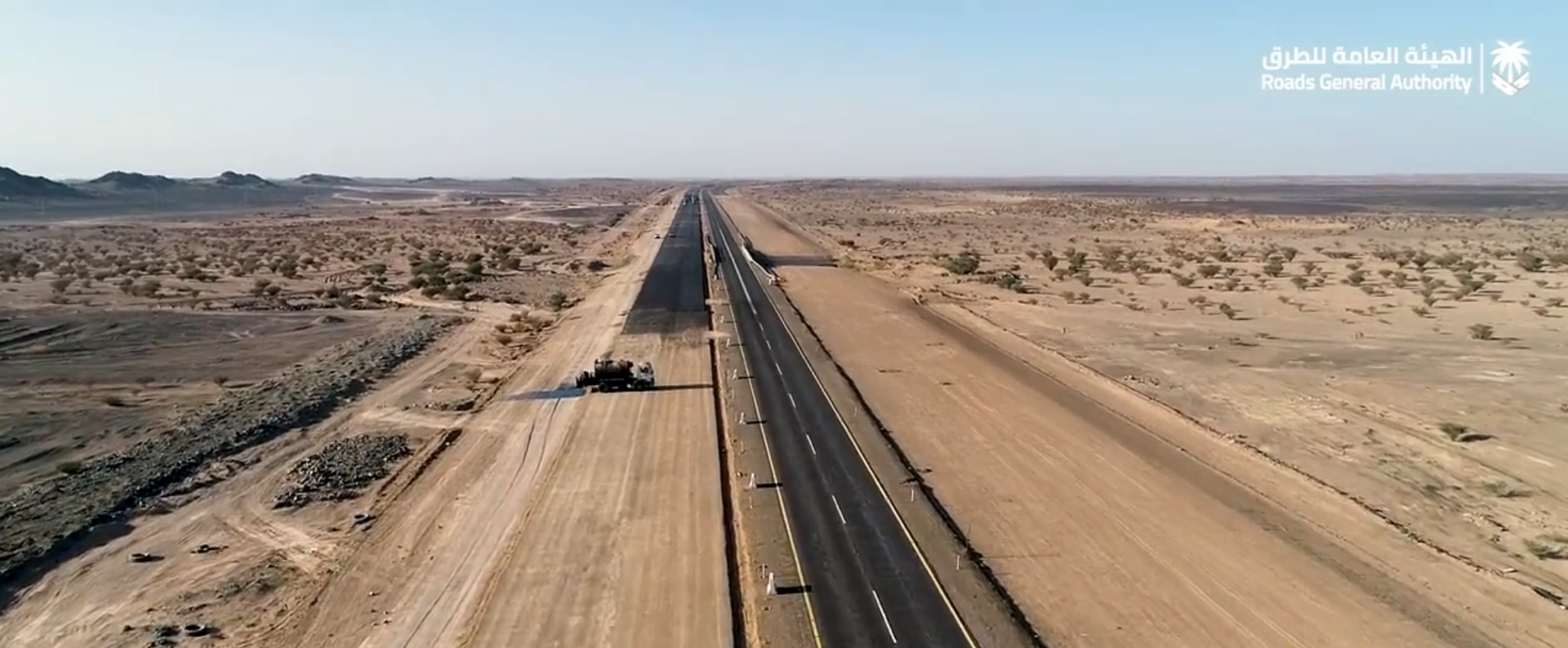 97% نسبة الإنجاز على طريق الخرمة رنية بيشة