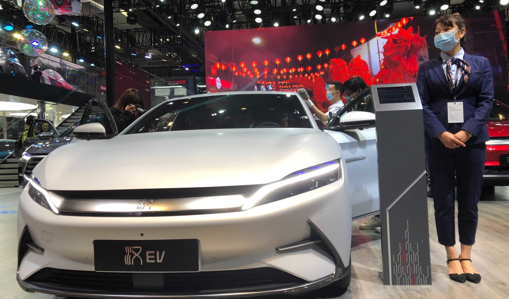 BYD تطلق سيارتها الكهربائية هان في الشرق الأوسط