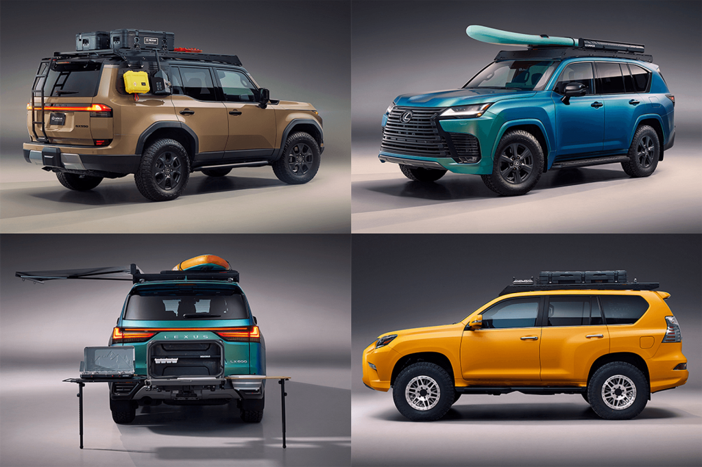 لكزس LX وGX يتألقان في معرض سيما 2024 بتجهيزات خاصة للطرق الوعرة