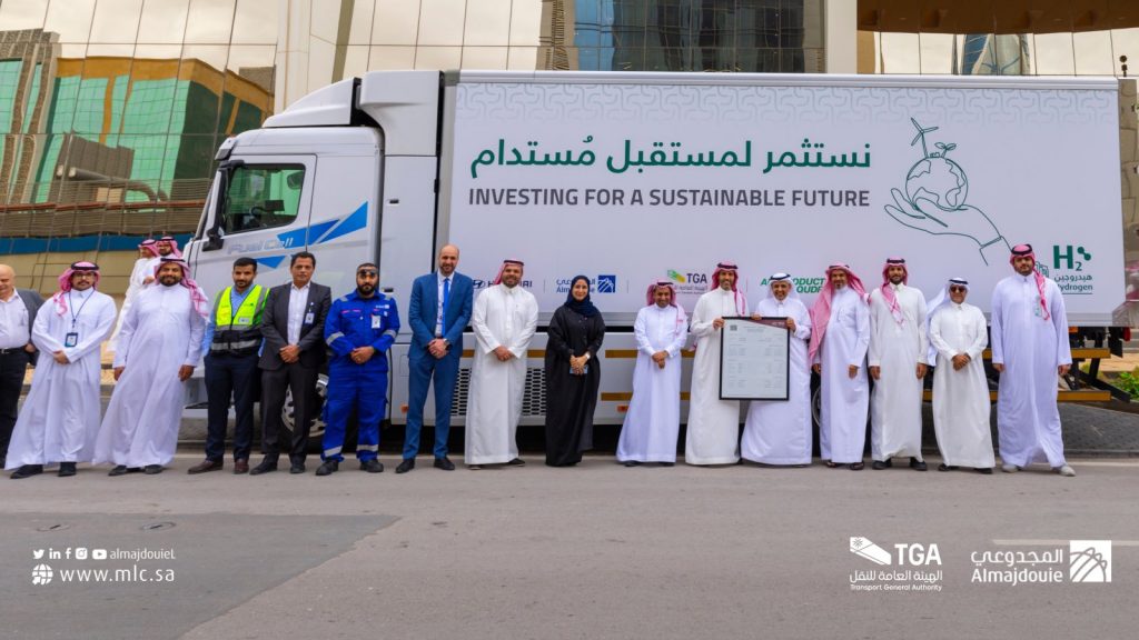 إطلاق تجريبي لأول شاحنة تعمل بالهيدروجين في السعودية