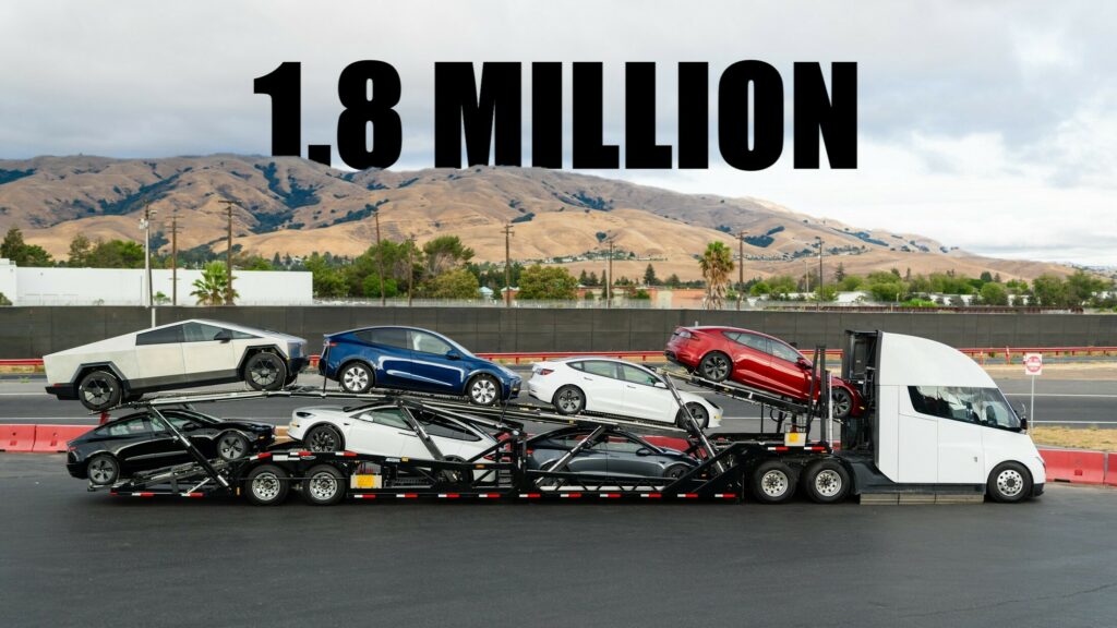 تسلا تبيع 1.8 مليون سيارة كهربائية في 2023 وBYD تقترب منها