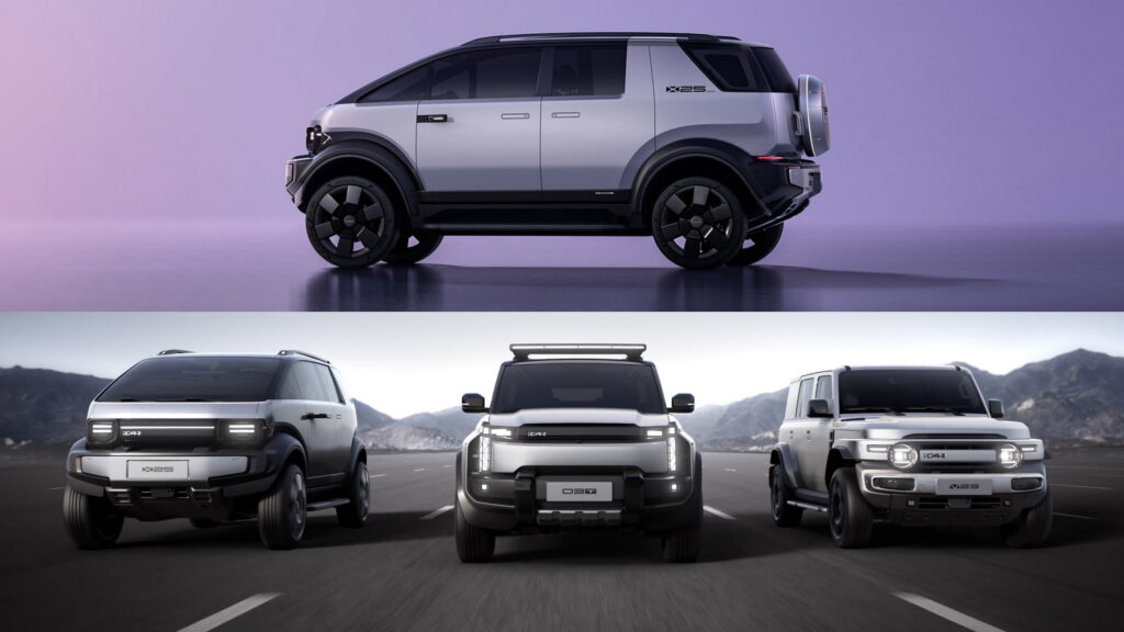 إطلاق شيري iCar لسيارتها X25 الميني فان و03T وV23 في بكين