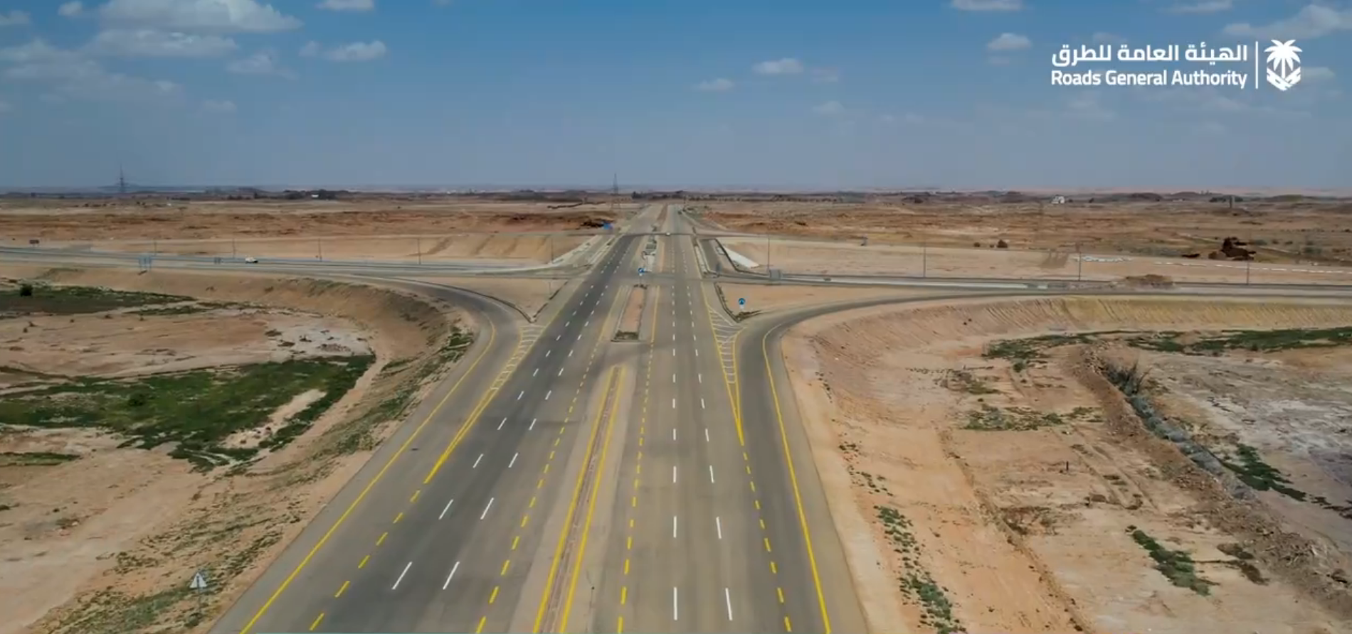 تدشين 12 مشروع للطرق بالجوف بطول 287 كم