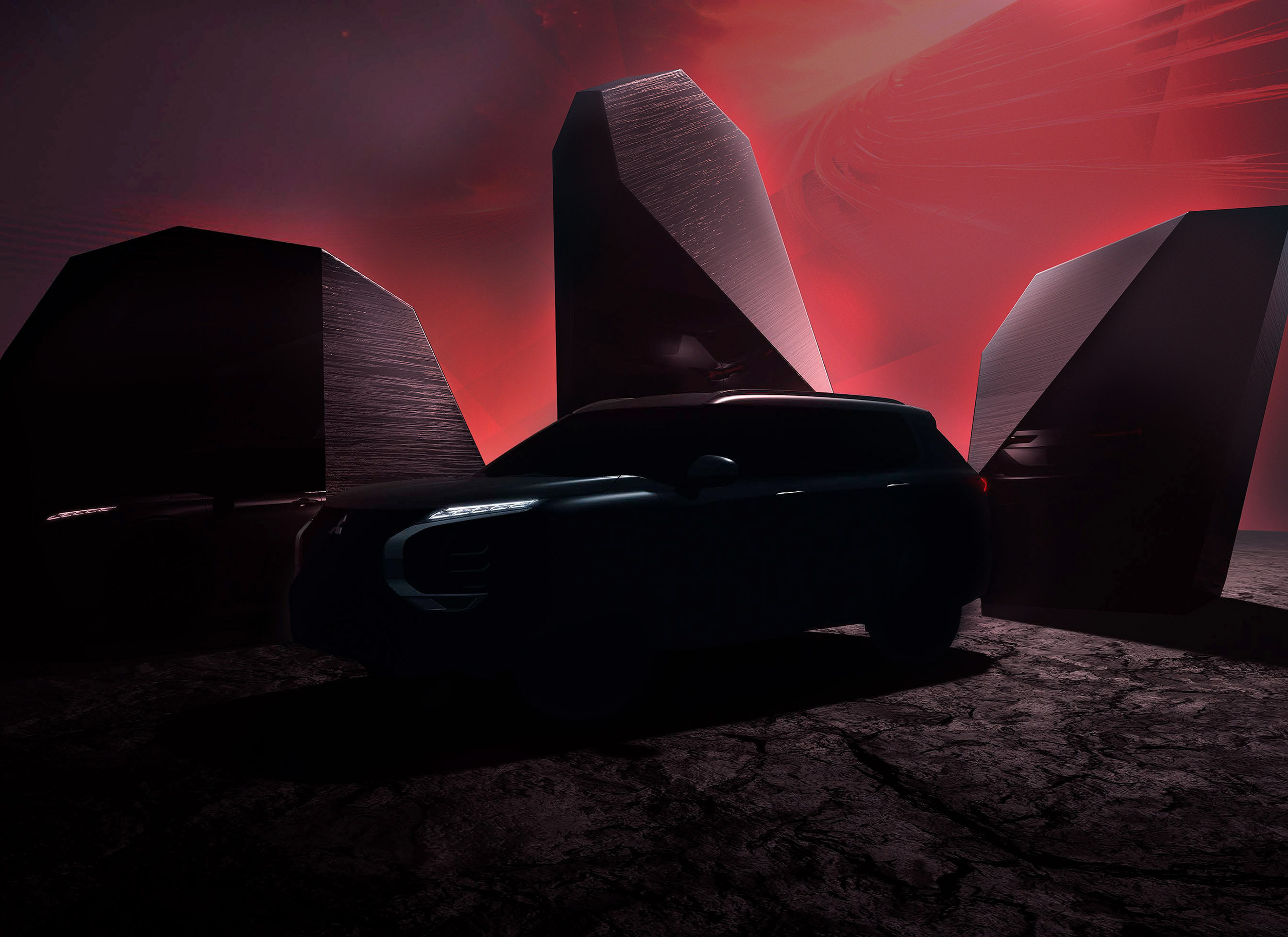 ظهور ميتسوبيشي أوتلاندر الفيس ليفت بدون أي تمويه تقريبًا في اليابان