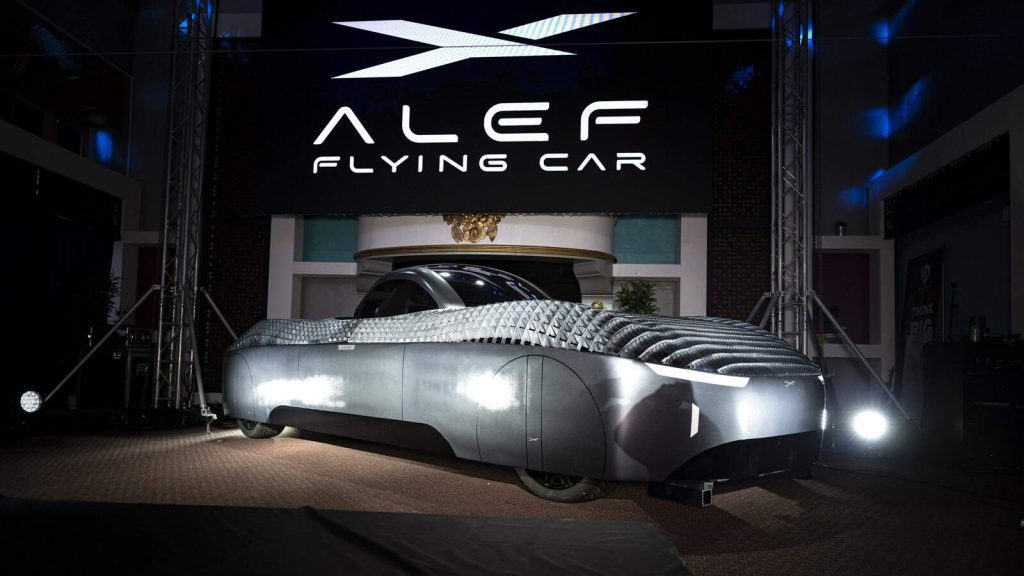 Alef Model A .. سيارة طائرة بدون أجنحة تقليدية وبمراوح مخفية