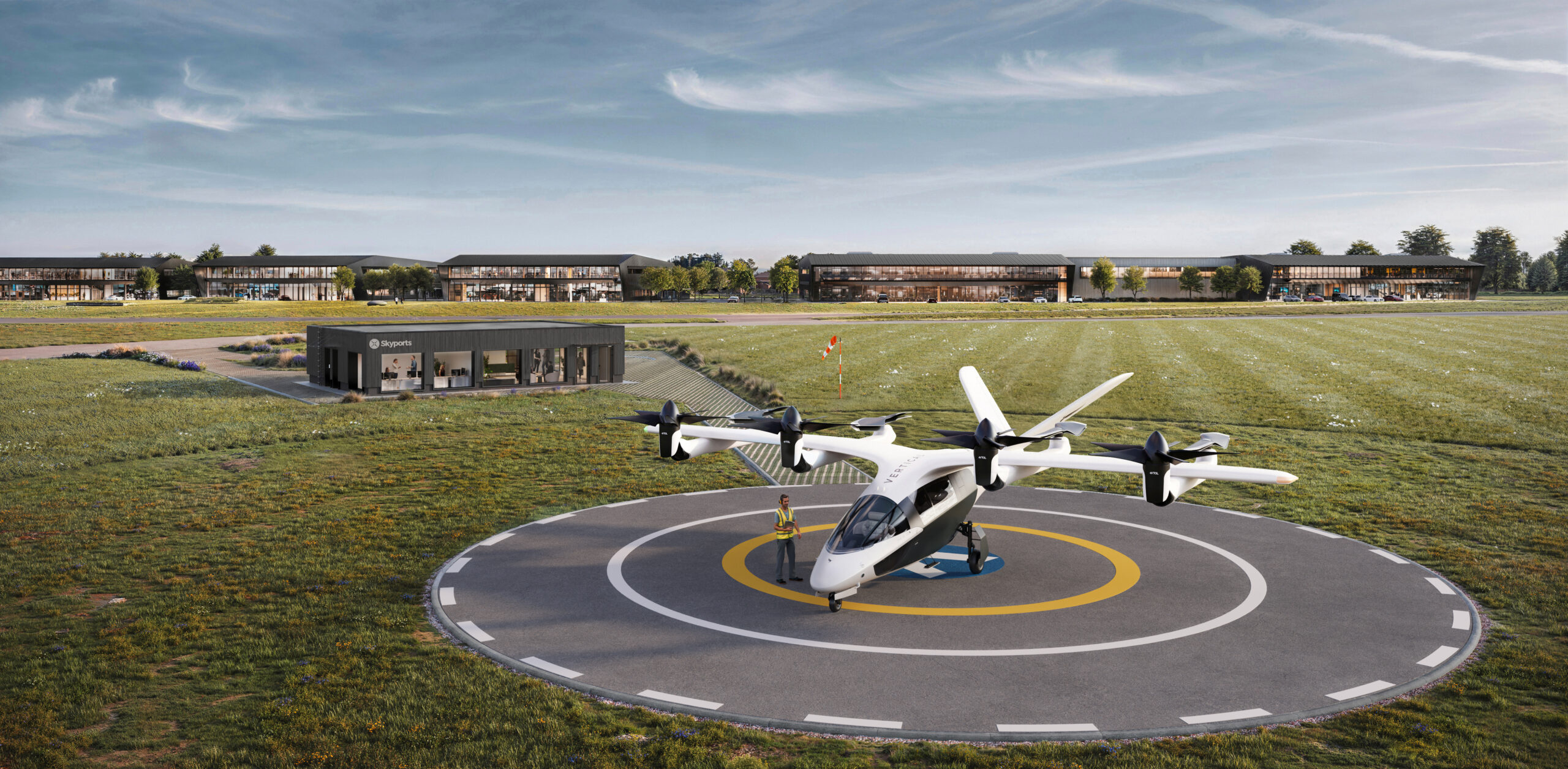 شركة Air Taxi Vertiport تتعاون مع مطارات السعودية لتقديم سيارات أجرة طائرة