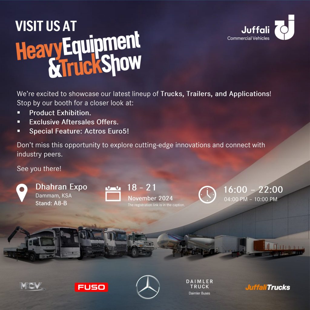 مشاركة فوزو وتاتا في معرض الشاحنات والمعدات الثقيلة في الدمام